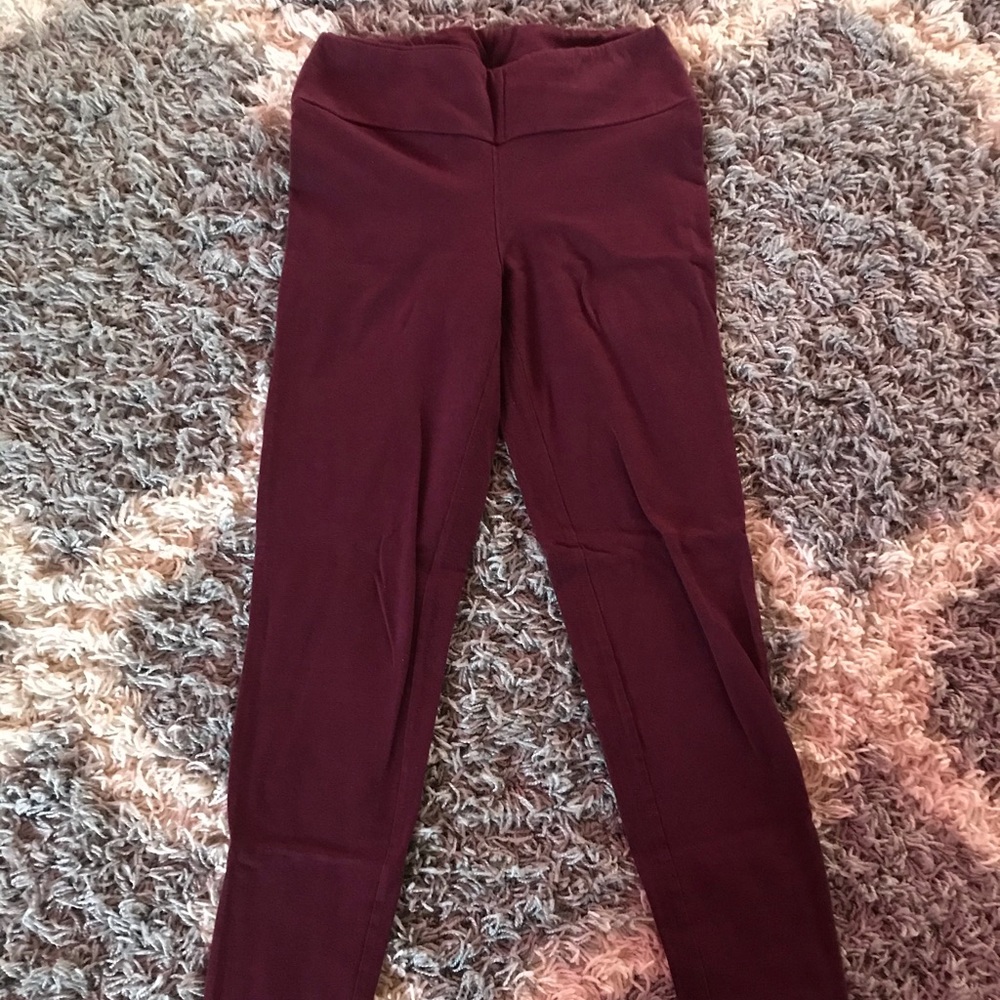 Primark burgundy leggings